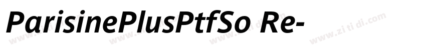 ParisinePlusPtfSo Re字体转换